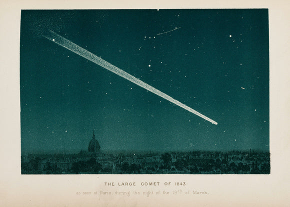 Comet over Paris, 19 March 1843.