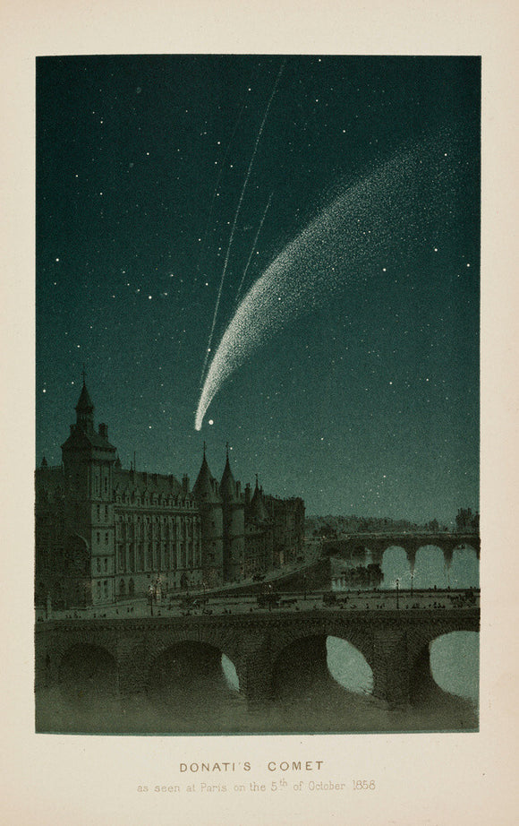 'Donati's Comet, as seen at Paris on the 5th of October 1858.'