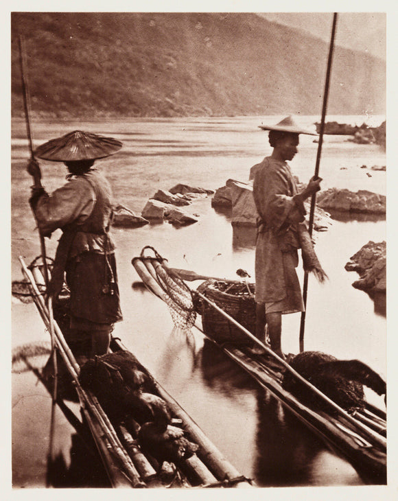 'Fishing With Cormorants', c 1871.