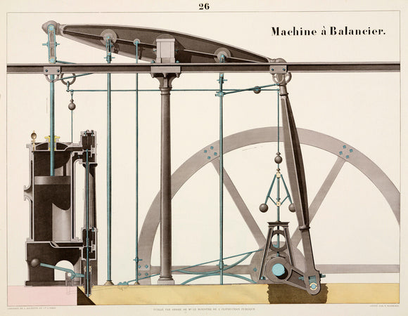 Beam engine, 1856.