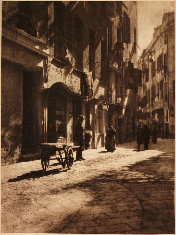 Street scene, about 1900