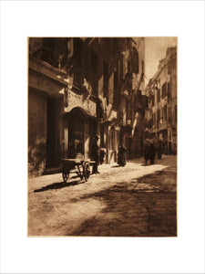 Street scene, about 1900