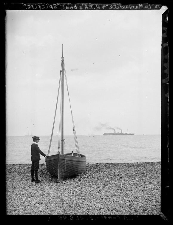 SS La Marguerite And Edgar Tarry Adams's Boat 'Spitfire'', 1898.