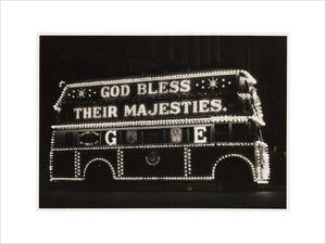Illuminated bus, 1937.