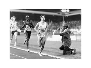 Sebastian Coe, British runner, Zurich, 1979.