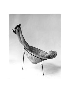 'Nude Reclining in Basket Chair', 3 May 1955.