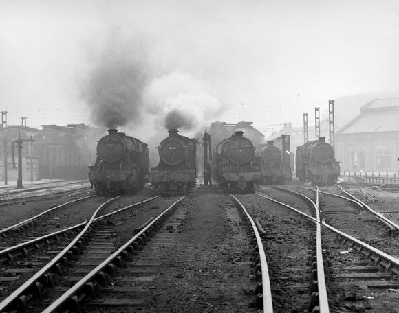 Locomotives, Birkenhead, September 1961.