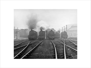 Locomotives, Birkenhead, September 1961.