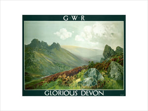 'Glorious Devon', GWR poster, 1923-1947.