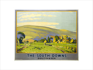 'The South Downs', SR poster, 1946.