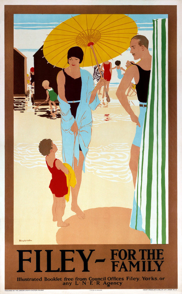 'Filey for the Family', LNER poster, c 1925.