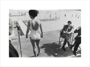 Beauty contest, Southport, Lancashire, 1967.