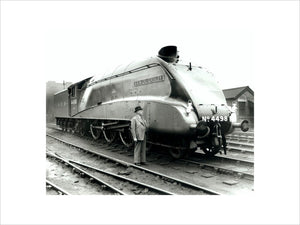 Sir H Nigel Gresley, railway engineer, March 1938.