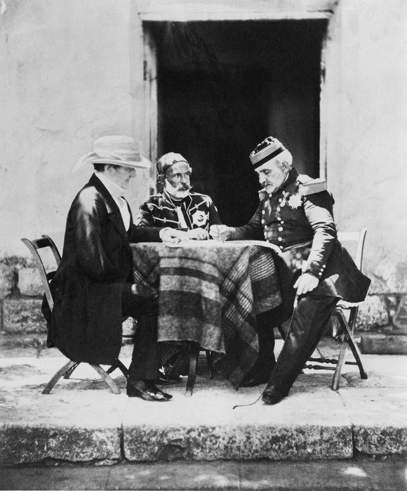'The Council of War', c 1855.