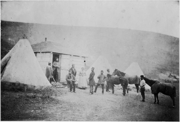 Captain Webb's hut, January 1856.