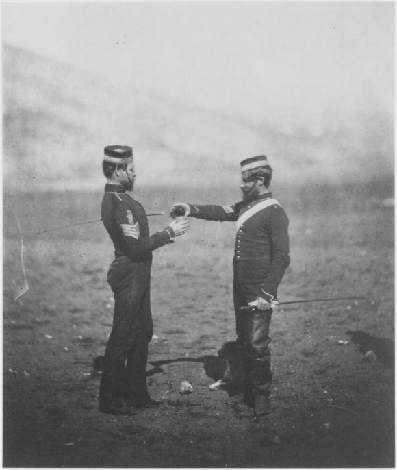 Two sergeants, 4th Light Dragoons, March 1856.