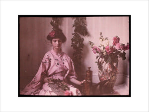 Girl in a kimono, 1908.