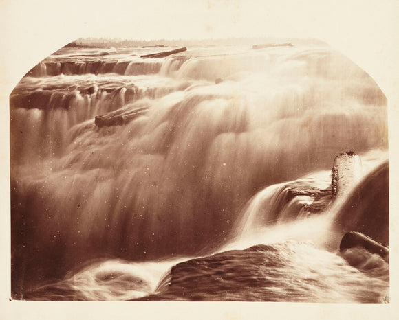 'Chaudiere Falls in Winter', 1860.