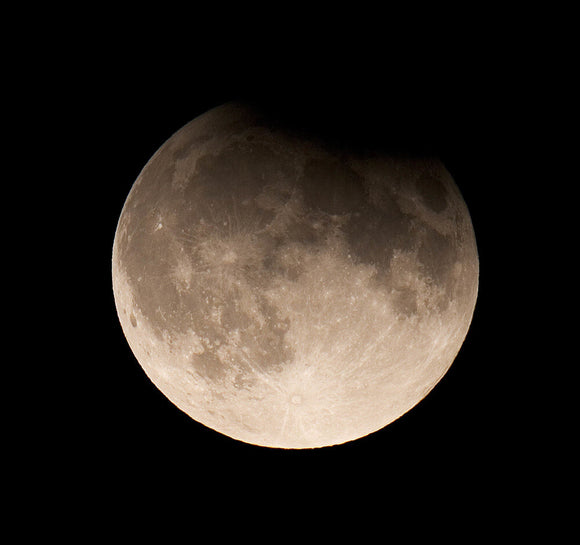 Lunar eclipse, United Kingdom, 7 September 2006.