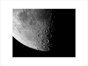 The lunar South Pole region, by Jamie Cooper.