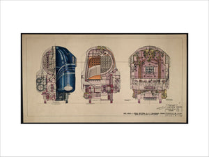 LM&SR Drawing No.D39-15794 of 4-6-2 Passenger Engine, 'Duchess of Hamilton'. 9.06.1939