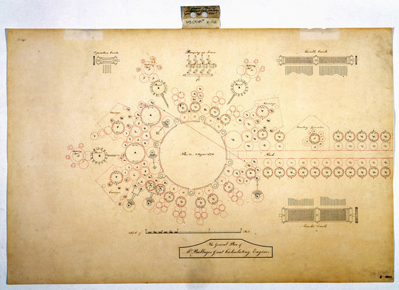 Plan of the analytical engine, 1840.