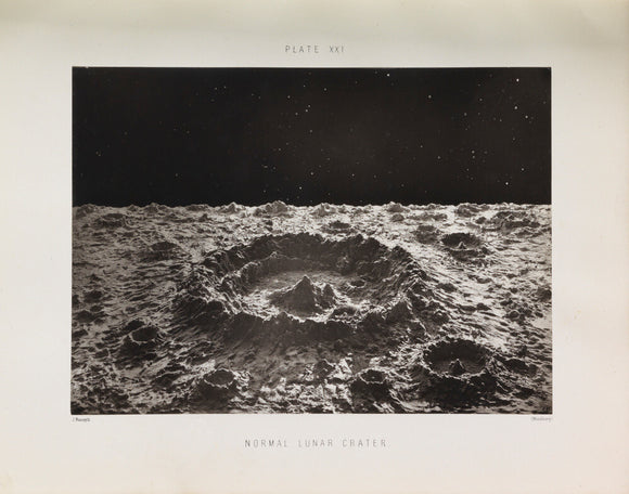 Plate XXI, 'Normal Lunar Crater'