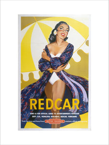 ‘Redcar’, BR poster, 1960.