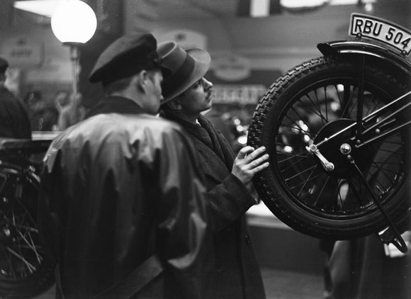 Photograph taken during an Automobile Exhibition. Berlin, 1934.