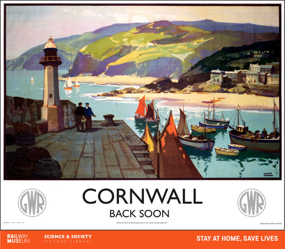 New Lockdown Travel Poster - Cornwall