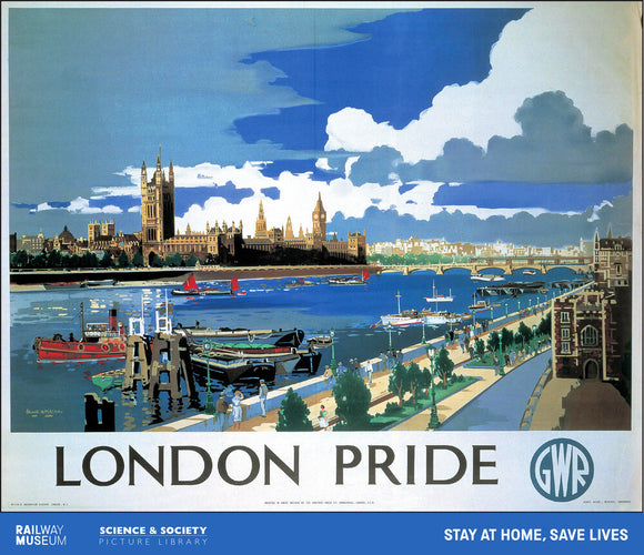 New Lockdown Travel Poster - London 2