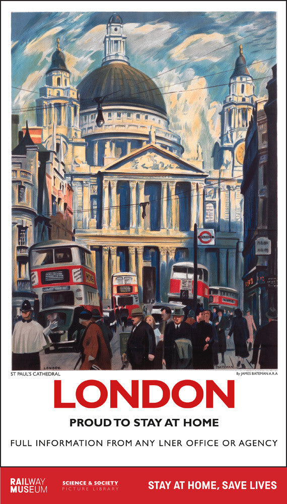 New Lockdown Travel Poster - London 1