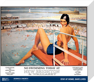 New Lockdown Travel Poster - New Brighton
