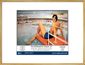 New Lockdown Travel Poster - New Brighton