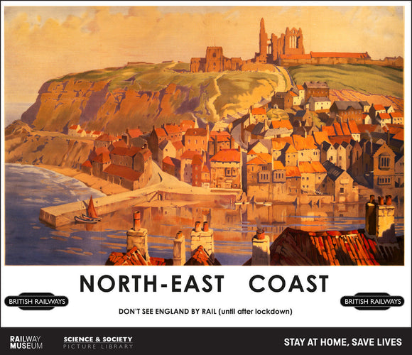 New Lockdown Travel Poster - North-East Coast