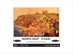 New Lockdown Travel Poster - North-East Coast