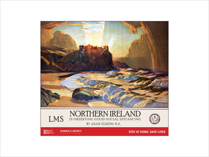New Lockdown Travel Poster - Northern Ireland