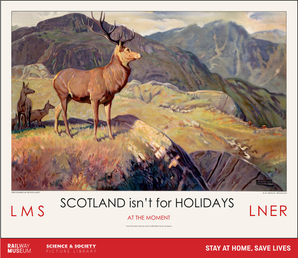 New Lockdown Travel Poster - Scotland