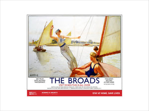 New Lockdown Travel Poster - The Broads