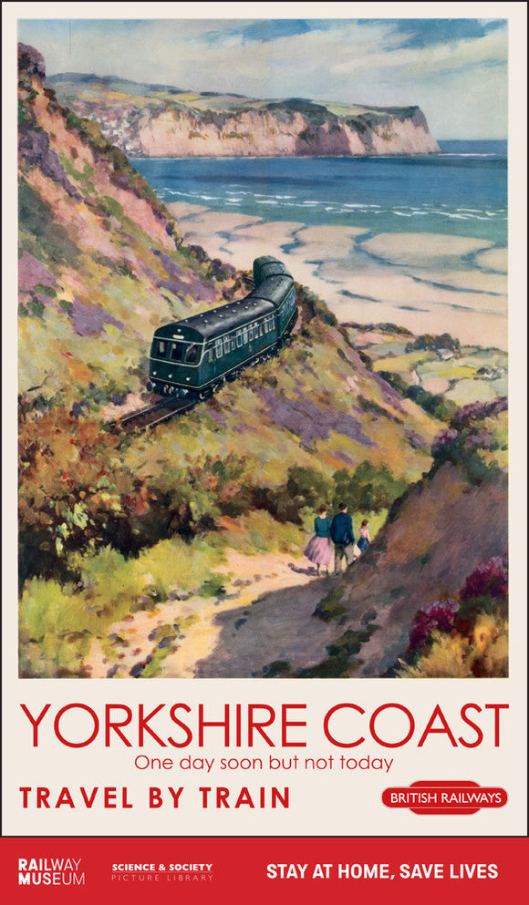 New Lockdown Travel Poster - Yorkshire Coast
