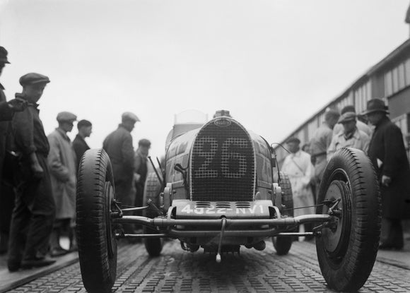 Bugatti in the paddock