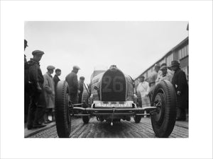 Bugatti in the paddock
