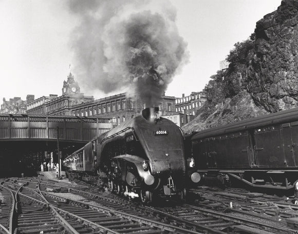'Silver Link' leaving Edinburgh Waverley Station, 1958.