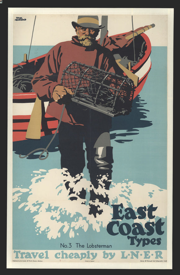 East Coast Types, No 3, The Lobsterman, by Frank Newbould, 1931.
