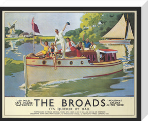 'The Broads', by Arthur Micheal, 1937.