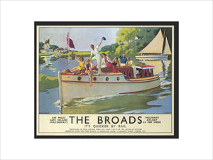 'The Broads', by Arthur Micheal, 1937.