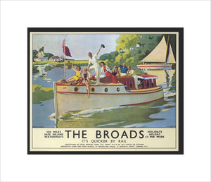 'The Broads', by Arthur Micheal, 1937.