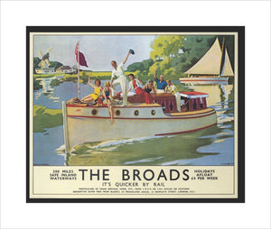 'The Broads', by Arthur Micheal, 1937.