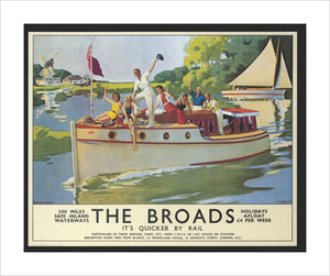 'The Broads', by Arthur Micheal, 1937.