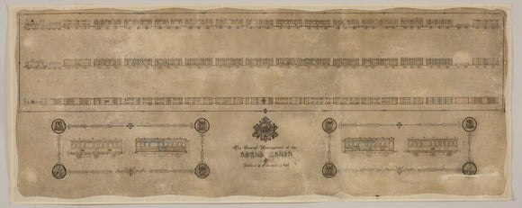 The general arrangement of the Royal Train (for Queen Victoria), London and North Western Railway